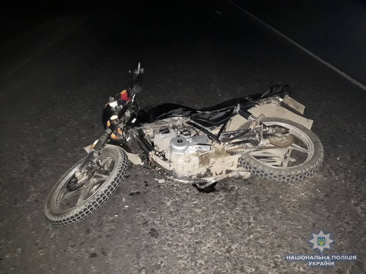 На Рахівщині водій мотоцикла зіткнувся з мікроавтобусом