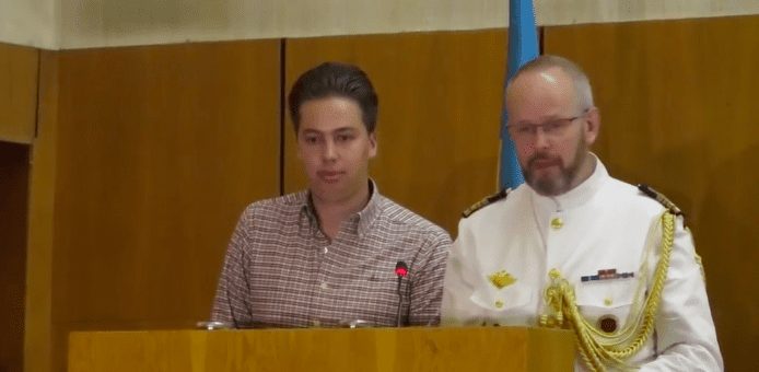 Сьогодні в УжНУ вручили дипломи першим випускникам спеціальної програми з перекваліфікації колишніх військових