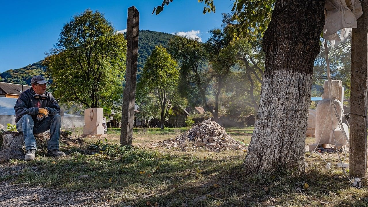 У місті Тячів відбувся другий скульптурний симпозіум