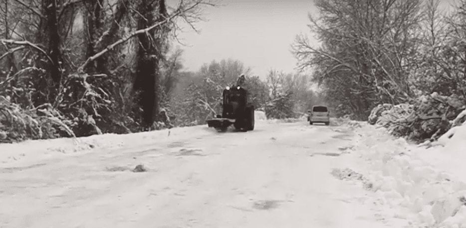 Зима у Тячеві випробовує комунальні служби (ВІДЕО)