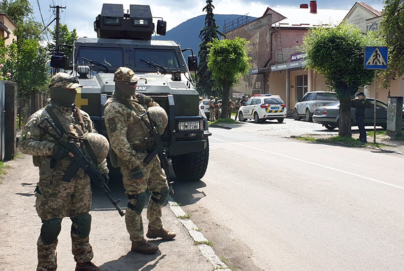 На Закарпатті відбулись антитерористичні навчання за участю Нацгвардії