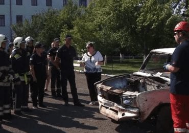 В Ужгороді польські інструктори вчать закарпатських рятувальників (ВІДЕО)