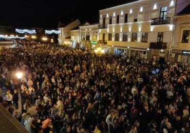 Як виглядав маштабний концерт до Дня Ужгорода з висоти пташиного польоту (ВІДЕО)