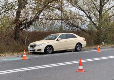 У мережі з'явилося відео з ДТП за участі судді в Ужгороді (ВІДЕО)