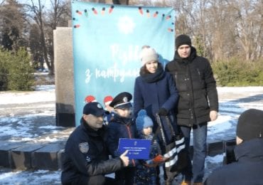 В Ужгороді відзначили «Різдво з патрульними» (ВІДЕО)