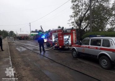 Офіційно: поліція розповіла про ДТП в Ужгороді за участі п'яного водія газовоза “WOG” (ФОТО)