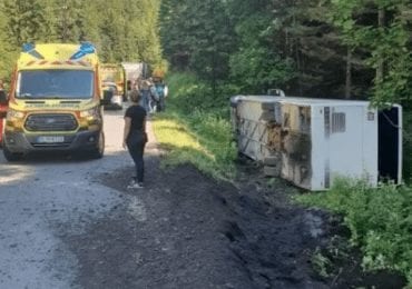 У Словаччині перекинувся автобус з дітьми