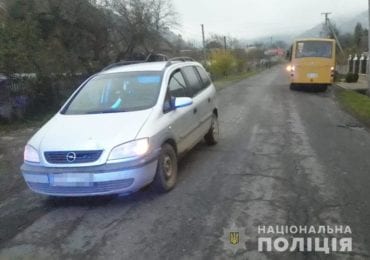 Постраждав малолітній школяр: на Закарпатті водій збив дитину (ФОТО)