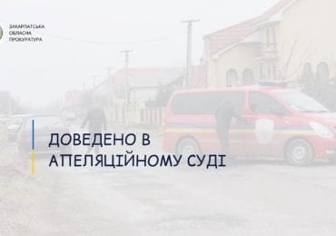 Ужгородська місцева прокуратура відстояла покарання особам, які вчинили розбійний напад і замах на вбивство правоохоронця