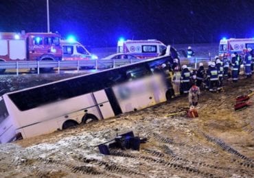 В Польщі перевернувся український пасажирський автобус - вдруге на одному місці