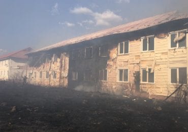 ДСНС: пожежа в Тереблі виникла через загорання сухої трави