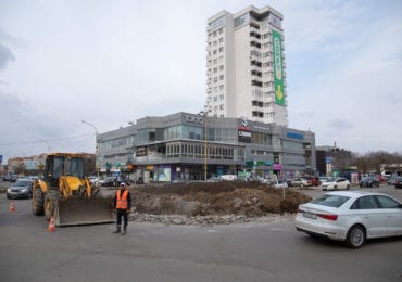 В Ужгороді переробляють "коло" на перехресті Заньковецької-Легоцького