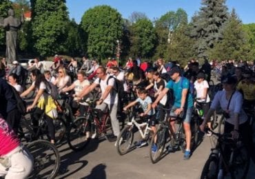 Як пройшов традиційний весняний велозаїзд в Ужгороді (ФОТО, ВІДЕО)