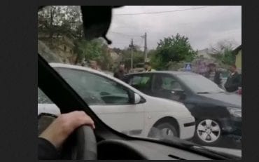 ДТП в Ужгороді: зіштовхнулися два автомобілі (ВІДЕО)