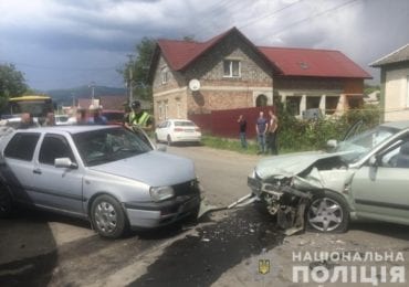 На Мукачівщині трапилась потрійна ДТП