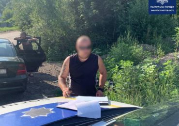 В Ужгороді виявили п'яного водія, який керував після позбавлення прав