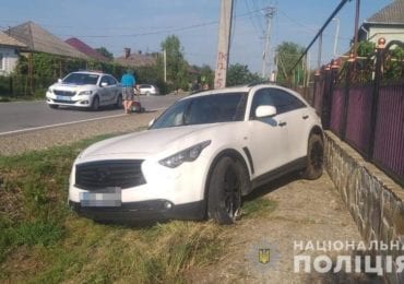 На Закарпатті п'яний водій на "Infiniti" наїхав на 23-річного чоловіка (ФОТО)