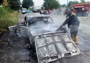 Протягом доби на Закарпатті горіли два автомобілі (ФОТО)