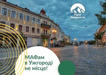 Депутати від "Рідного Закарпаття" ініціювали звернення щодо введення мораторію на розміщення МАФів в Ужгороді