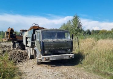 На Закарпатті виявили факт незаконного видобутку піщано-гравійної суміші (ФОТО)