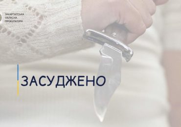 Закарпатку засуджено до 8 років ув’язнення за вбивство свого співмешканця