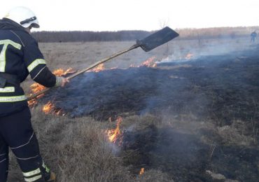 На Закарпатті за добу згоріли понад 60 гектарів сухої трави та чагарників