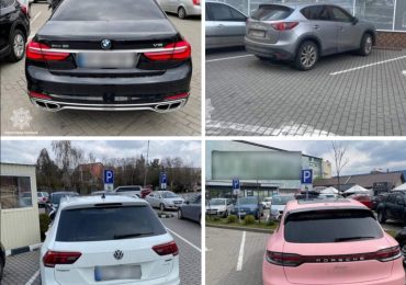 Закарпатські патрульні виявили чотирьох водіїв, які зайняли місця для інвалідів