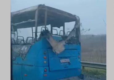 На Ужгородщині горів пасажирський автобус (ВІДЕО)