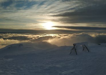 На високогір'ї Карпат температура повітря -22°C