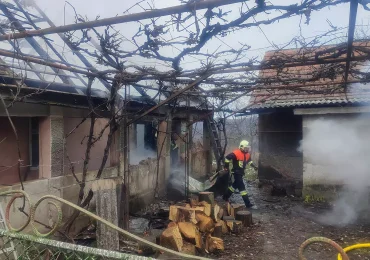 На Закарпатті небайдужі чоловіки врятували на пожежі літню жінку