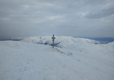 На високогір'ї Карпат температура повітря -1°C