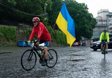 Всеукраїнський ветеранський велопробіг стартував в Ужгороді з площі Поштової