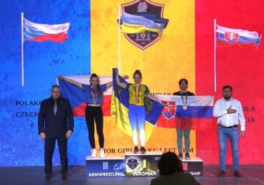 Дві золоті медалі здобула закарпатка Богдана Лехман на чемпіонаті Європи з армреслінгу