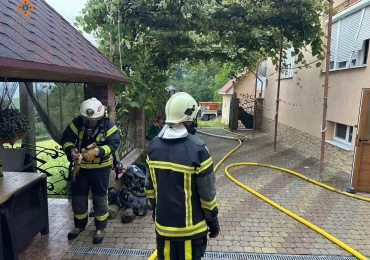 На Закарпатті вогнеборці ліквідували пожежу у житловому будинку