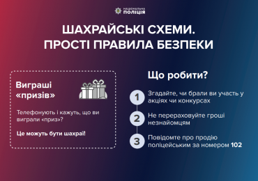 «Ви виграли приз»: закарпатців попереджають про ще одну шахрайську схему