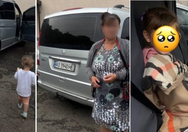 В Ужгороді патрульні виявили 3-річну дівчинку, яка самотужки гуляла проїзною частиною дороги