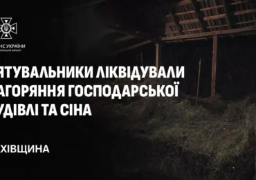 Закарпатські вогнеборці врятували господарську будівлю та запаси сіна на зиму