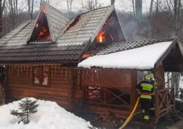 На Ужгородщині рятувальники ліквідували пожежу в лазні