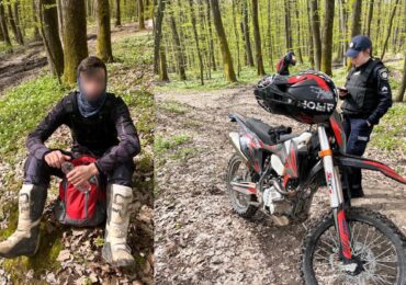 На об'їзній Ужгорода виявили мотоцикліста без права керування