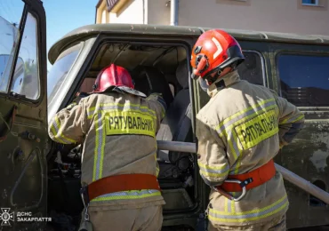 В Ужгороді під час руху загорівся автомобіль