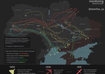 Вночі дві крилаті ракети увійшли до повітряного простору Закарпаття