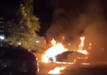 Автівку яка згоріла в Ужгороді, ймовірно підпалили