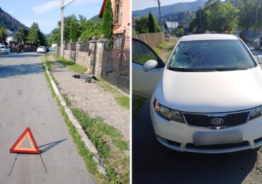 На Закарпатті водій збив 10-річного хлопчика на самокаті