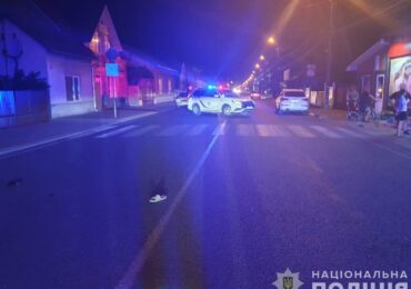 У Виноградові нетверезий водій насмерть збив жінку на пішохідному переході