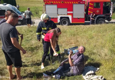 На Хустщині при спалюванні сухостою травмувався 75-річний чоловік