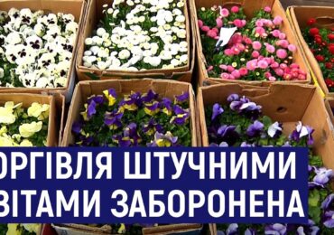 В Мукачеві  діє заборона на продаж та використання штучних квітів, вінків, корзин