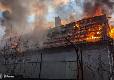 На Мукачівщині ліквідували пожежу в житловому будинку