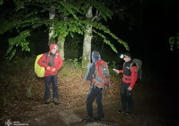 Рятувальники знайшли двох туристок з Полтавщини, які заблукали в Карпатах