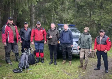 На Закарпатті у горах відшукали трьох заблукалих чоловіків