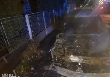 Ужгородські рятувальники ліквідували пожежу автомобіля